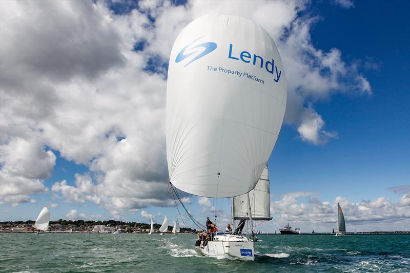 Sunsail F40 'Lendy' on day 5 Lendy Cowes Week - photo © Paul Wyeth / CWL