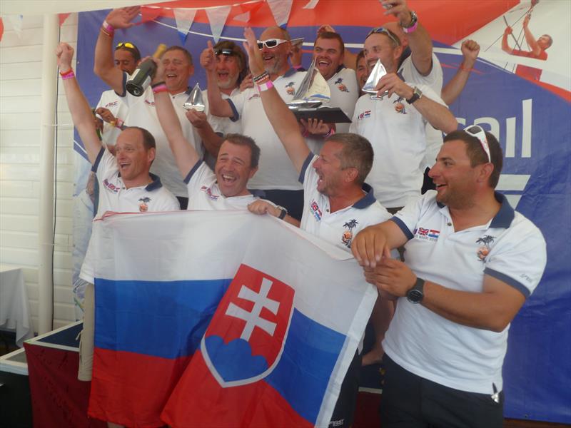 Sunsail F40 class winners at Aberdeen Asset Management Cowes Week - photo © Sunsail