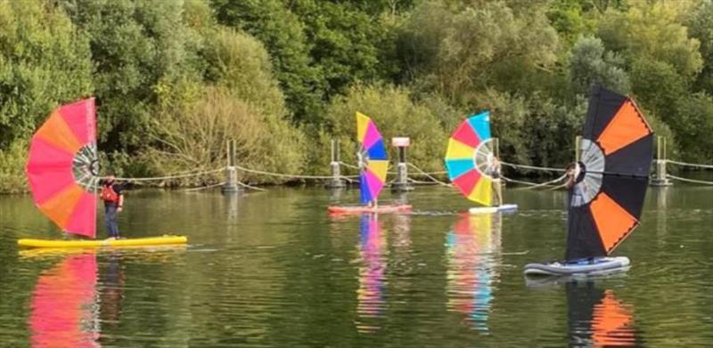 Supsails at Maidenhead photo copyright Nick Robinson taken at Maidenhead Sailing Club and featuring the SUP class