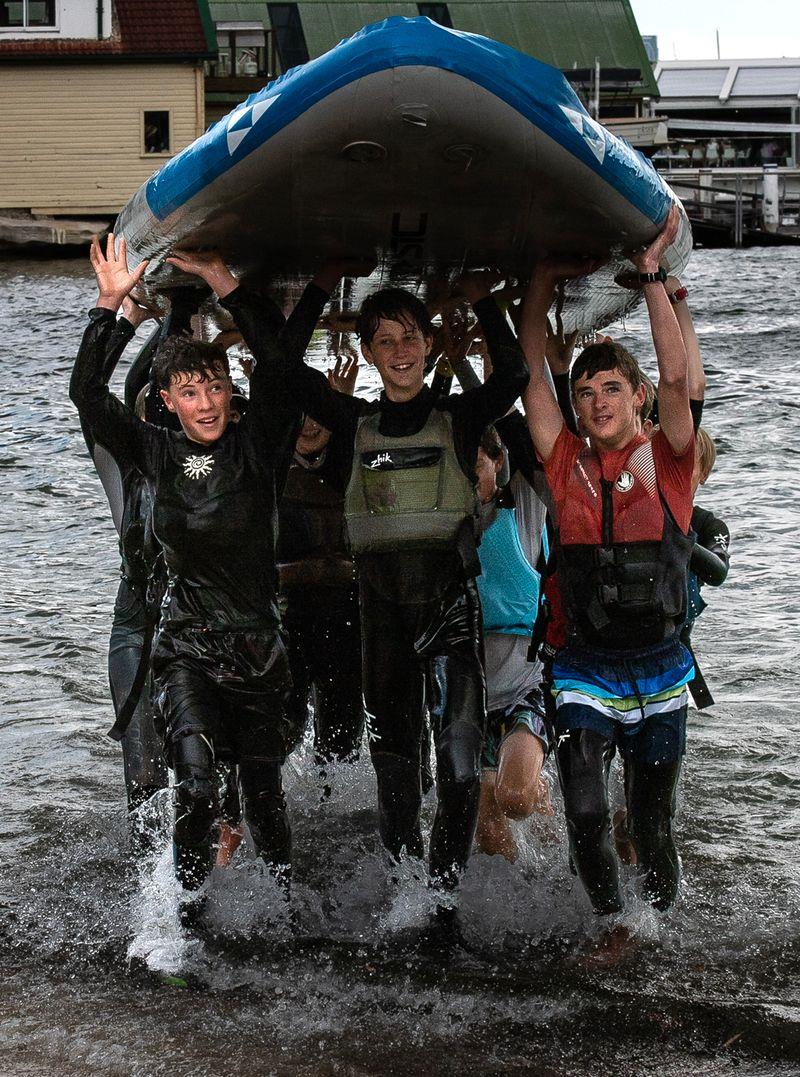O'pen Skiff Manly Cup 2025 photo copyright Marg's Yacht Photos taken at Manly Yacht Club and featuring the SUP class