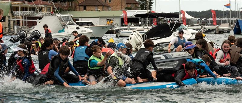 O'pen Skiff Manly Cup 2025 photo copyright Marg's Yacht Photos taken at Manly Yacht Club and featuring the SUP class