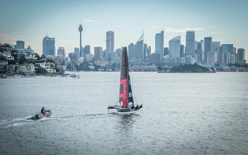 Glenn Ashby, Nathan Outteridge and Iain Jensen are set for the inaugural SuperFoiler Grand Prix photo copyright Superfoiler taken at  and featuring the Superfoiler class