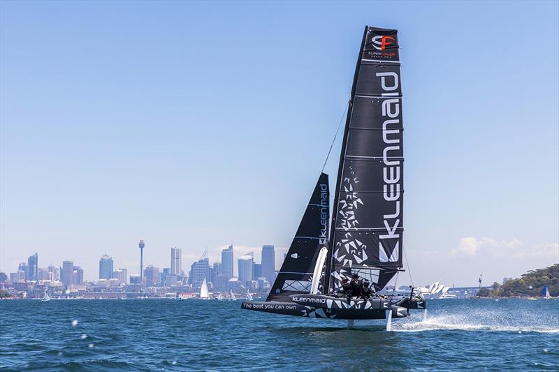 Launch of Super Foiler 'Kleenmaid' at the Woollhara Sailing Club in Rose Bay - photo © Andrea Francolini