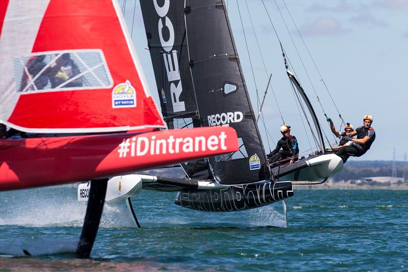 Superfoiler Grand Prix, Geelong, Day 1, February 9, 2018 - photo © Andrea Francolini