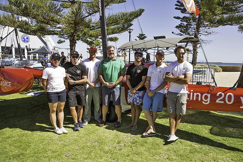 The SuperFoiler Shore Crew photo copyright Rob Norman taken at Geographe Bay Yacht Club and featuring the Superfoiler class