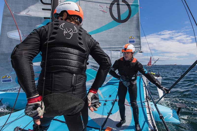 Team Euroflex - SuperFoiler Grand Prix - Busselton, Western Australia photo copyright Andrea Francolini taken at Geographe Bay Yacht Club and featuring the Superfoiler class