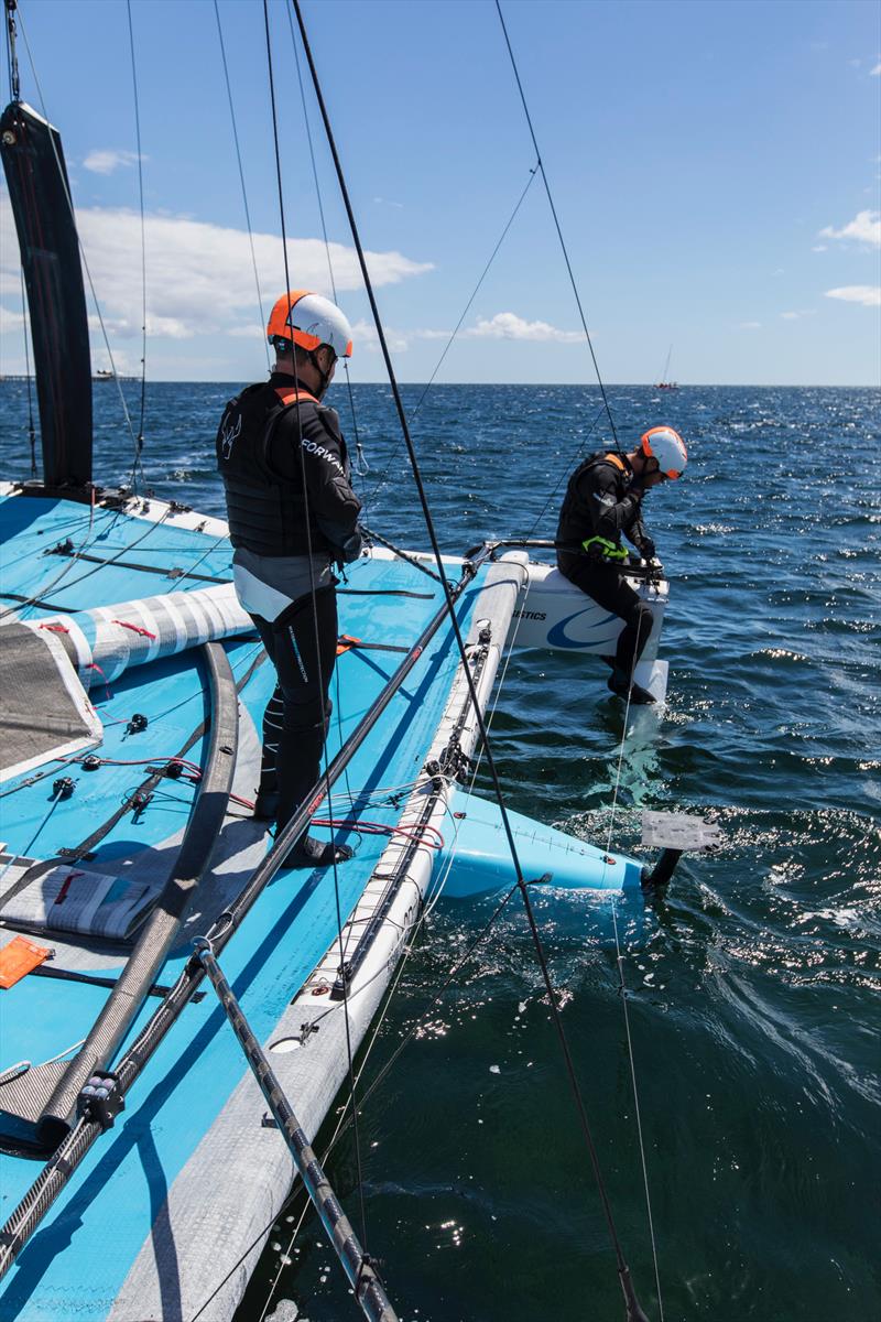 Team Euroflex - SuperFoiler Grand Prix - Busselton, Western Australia photo copyright Andrea Francolini taken at Geographe Bay Yacht Club and featuring the Superfoiler class