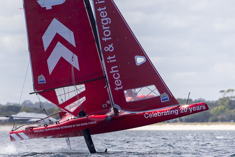 2018 SuperFoiler Grand Prix - Busselton, Western Australia  photo copyright Andrea Francolini taken at Geographe Bay Yacht Club and featuring the Superfoiler class