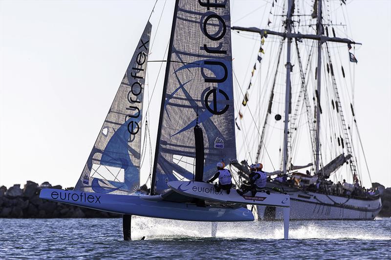 Euroflex racing in Adelaide photo copyright Andrea Francolini taken at Woollahra Sailing Club and featuring the Superfoiler class