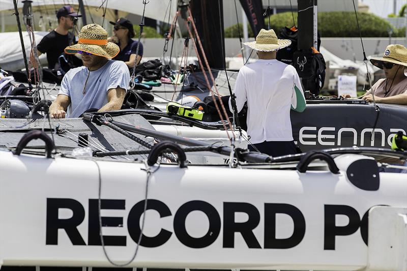 The business of getting things sorted in the boat park. - photo © Andrea Francolini