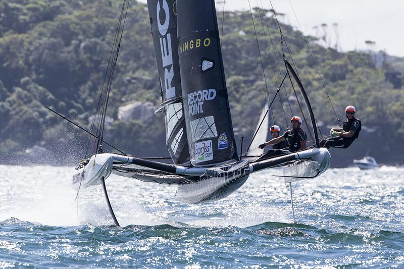 Record Point - SuperFoiler Grand Prix 2018 photo copyright Andrea Francolini taken at Woollahra Sailing Club and featuring the Superfoiler class