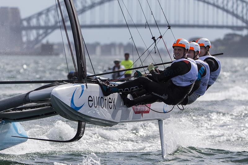 Euroflex  - SuperFoiler Grand Prix 2018 photo copyright Andrea Francolini taken at Woollahra Sailing Club and featuring the Superfoiler class