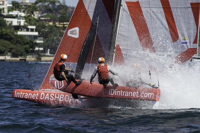Good to see the Skipper also gets a bath photo copyright Andrea Francolini taken at Woollahra Sailing Club and featuring the Superfoiler class