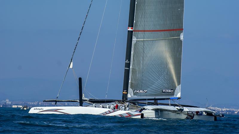 Alinghi last contested the America's Cup in 2010 in Valencia in a 120ft catamaran - photo © Richard Gladwell / Sail-World.com/nz