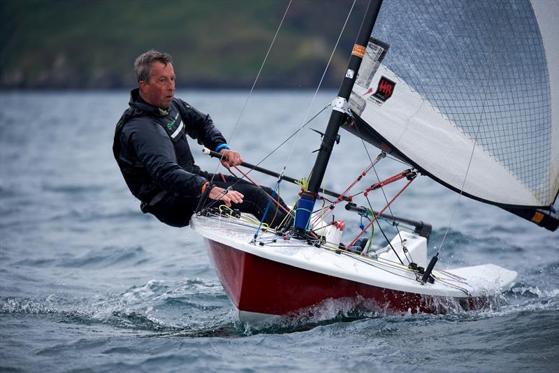 Mike Gibson during the 2016 Supernova Nationals at Llandudno photo copyright Richard Craig / www.SailPics.co.uk taken at Llandudno Sailing Club and featuring the Supernova class