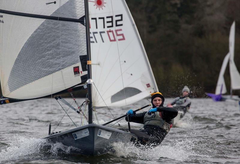 The Staunton Blaster lives up to its name photo copyright Tim Olin / www.olinphoto.co.uk taken at Staunton Harold Sailing Club and featuring the Supernova class