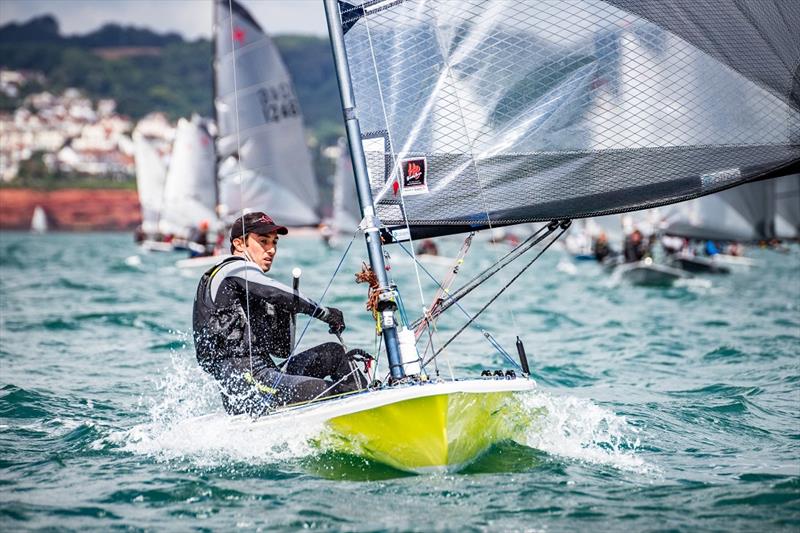 Alex Horlock was second in the Supernova National Championships at Paignton photo copyright Peter Mackin / www.pdmphoto.co.uk taken at Paignton Sailing Club and featuring the Supernova class