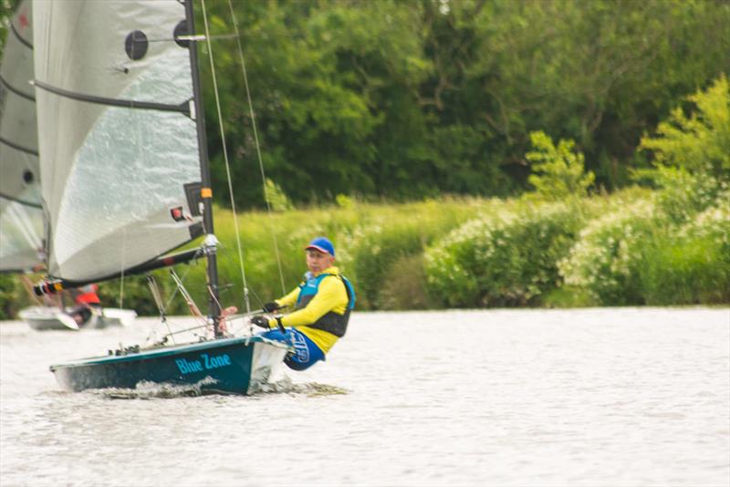 At least the wind picked up in the afternoon during the Border Counties midweek sailing at Chester Sailing and Canoe Club photo copyright PeteChambers@boodogphotography taken at Chester Sailing & Canoeing Club and featuring the Supernova class