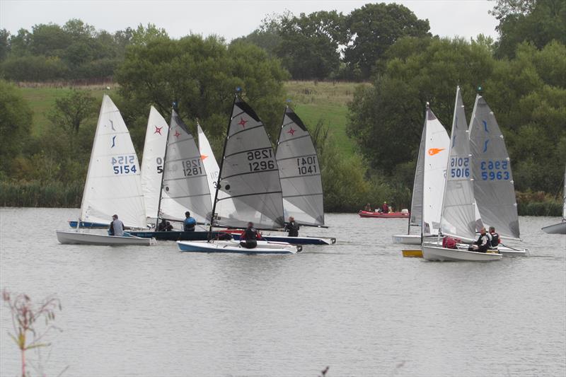 On our way to the windward mark during the Border Counties at Winsford Flash photo copyright Brian Herring taken at Winsford Flash Sailing Club and featuring the Supernova class