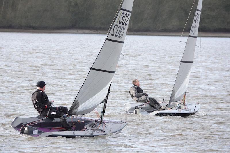 Sunday racing at Chelmarsh SC in early January photo copyright Terry Gumbley taken at Chelmarsh Sailing Club and featuring the Supernova class