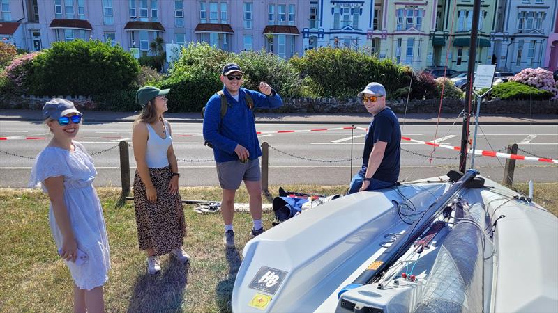 Supernova Nationals at Paignton Day 1 photo copyright Chris Hawley taken at Paignton Sailing Club and featuring the Supernova class