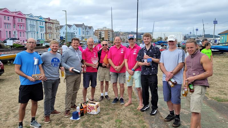 Team Prize Cotswold in the Supernova Nationals at Paignton photo copyright Chris Hawley taken at Paignton Sailing Club and featuring the Supernova class