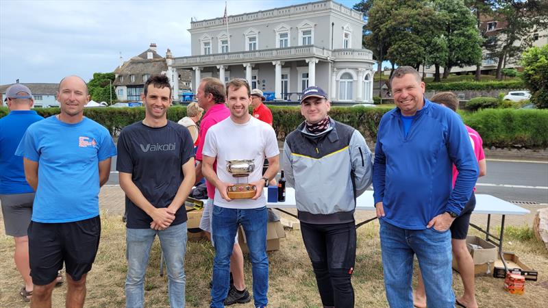 Top 5 in the Supernova Nationals at Paignton photo copyright Chris Hawley taken at Paignton Sailing Club and featuring the Supernova class