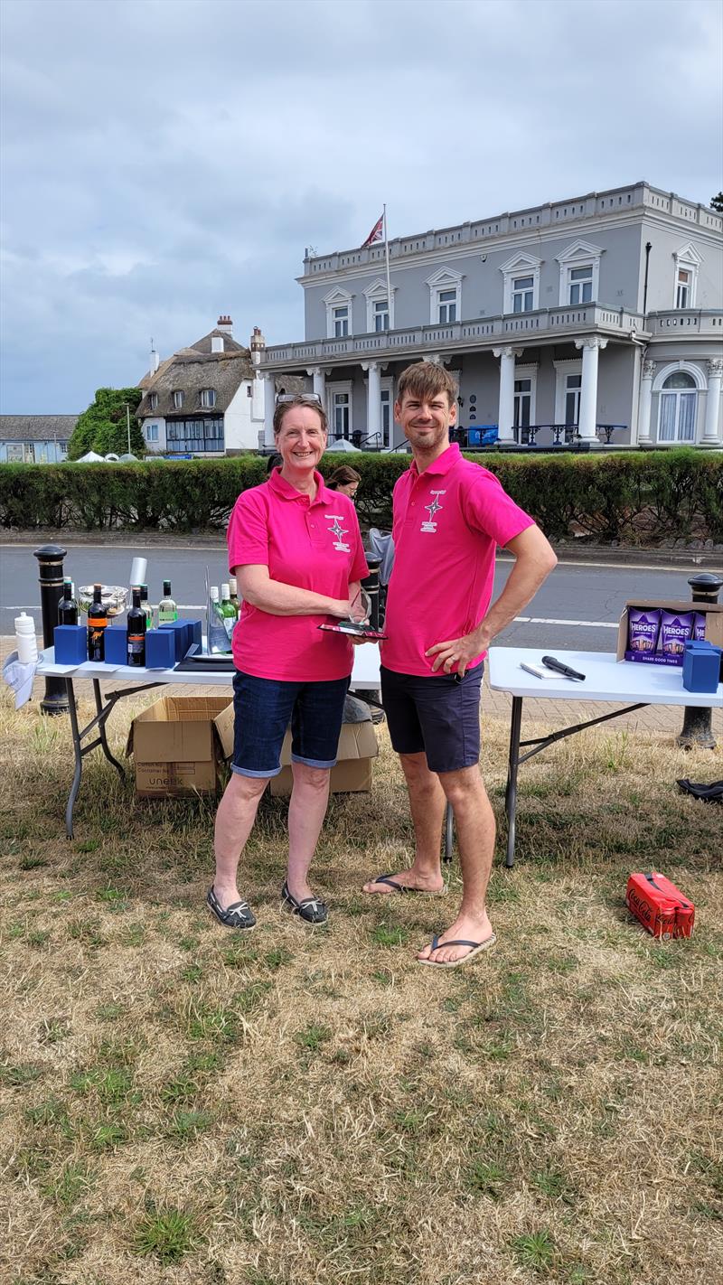 1st Lady Serena Stewardson in the Supernova Nationals at Paignton photo copyright Chris Hawley taken at Paignton Sailing Club and featuring the Supernova class