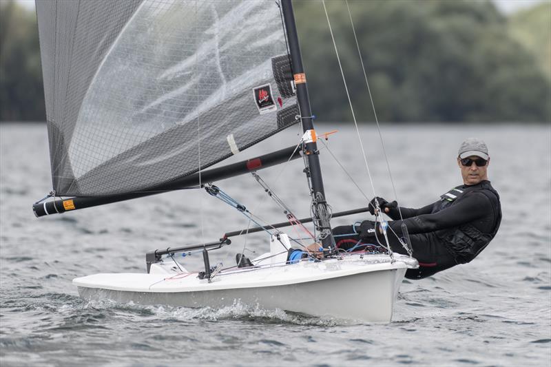 Second overall Gavin Young - Supernova Inlands 2023 at Grafham Water photo copyright Paul Sanwell / OPP taken at Grafham Water Sailing Club and featuring the Supernova class