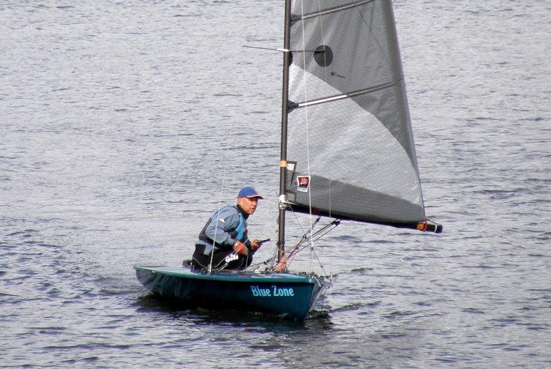 Pete Coop wins event and series overall at the Border Counties Midweek Sailing at Winsford Flash photo copyright John Nield taken at Winsford Flash Sailing Club and featuring the Supernova class