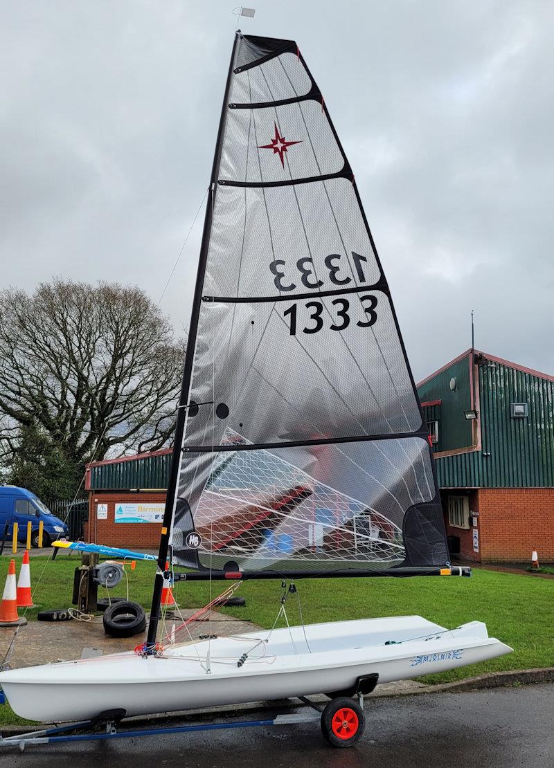 A shiny new Supernova sail for 2024 photo copyright Chris Hawley taken at  and featuring the Supernova class