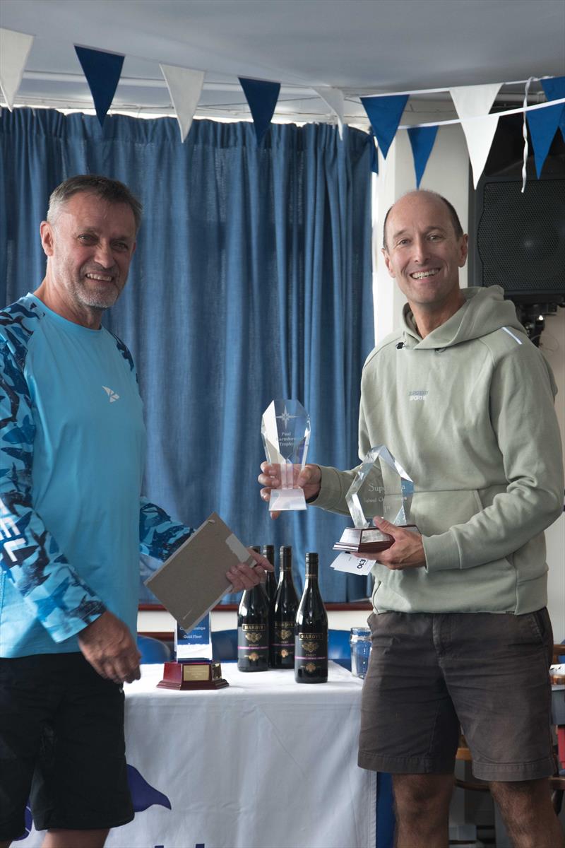 Cliff Milliner collects his awards after winning the Craftinsure 2025 Supernova Inlands Championsip at Blithfield Sailing Club photo copyright Nick Woodhead taken at Blithfield Sailing Club and featuring the Supernova class
