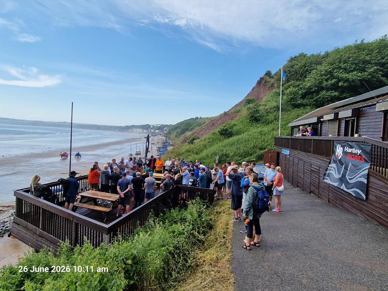 Briefing ahead of the 2026 Supernova Nationals at Filey photo copyright Tony Bleasdale taken at Filey Sailing Club and featuring the Supernova class