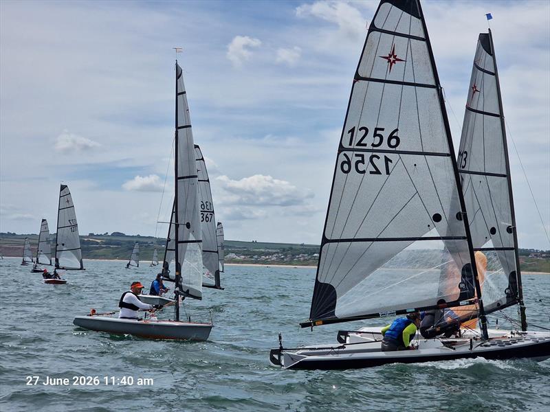Leeward mark rounding during the 2026 Supernova Nationals at Filey - photo © Tony Bleasdale