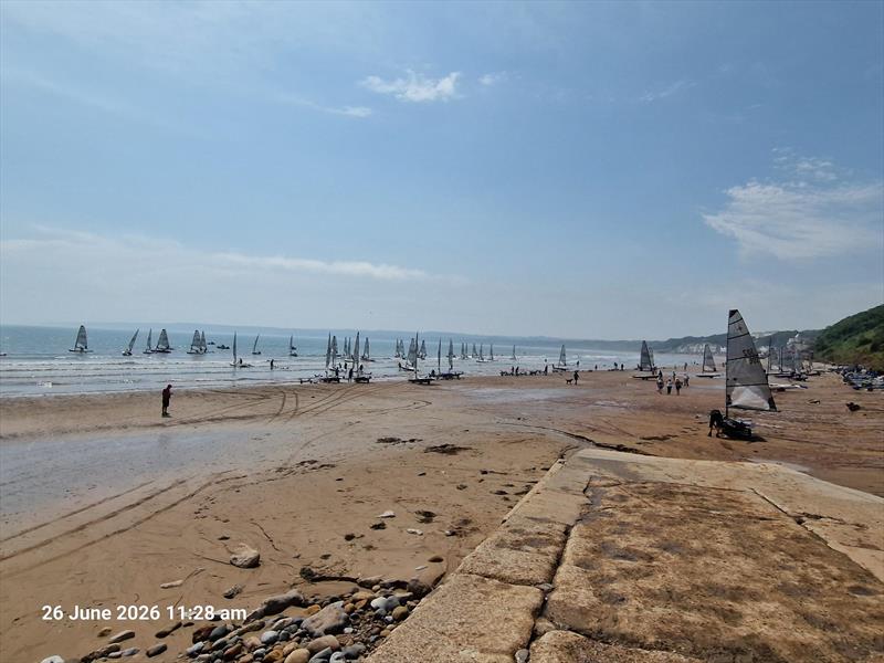 Launching during the 2026 Supernova Nationals at Filey - photo © Tony Bleasdale