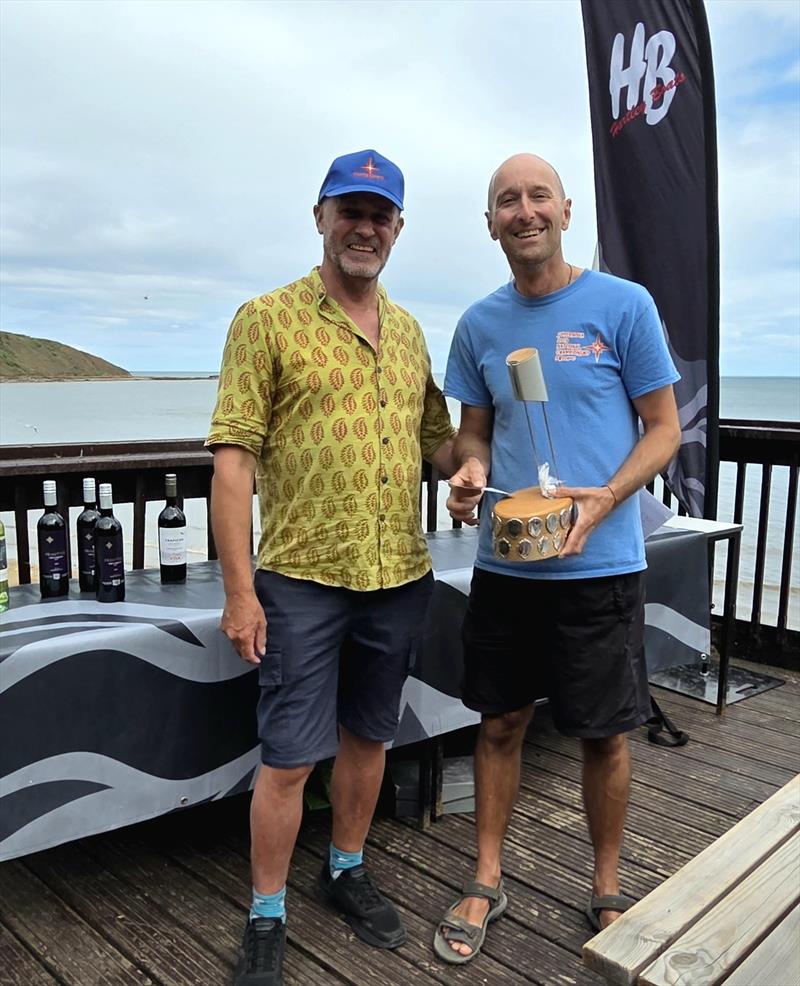 2nd overall, Cliff Milliner, at the 2026 Supernova Nationals at Filey photo copyright Sally Bleasdale taken at Filey Sailing Club and featuring the Supernova class