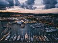 The Ibiza JoySail superyacht fleet berthed at Marina Ibiza