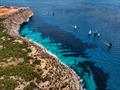 The Ibiza JoySail fleet sailing in Ibiza