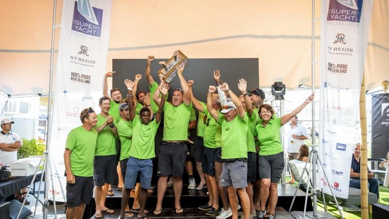 Win Win win at the 2019 Superyacht Cup Palma photo copyright Sailing Energy taken at Real Club Náutico de Palma and featuring the Superyacht class