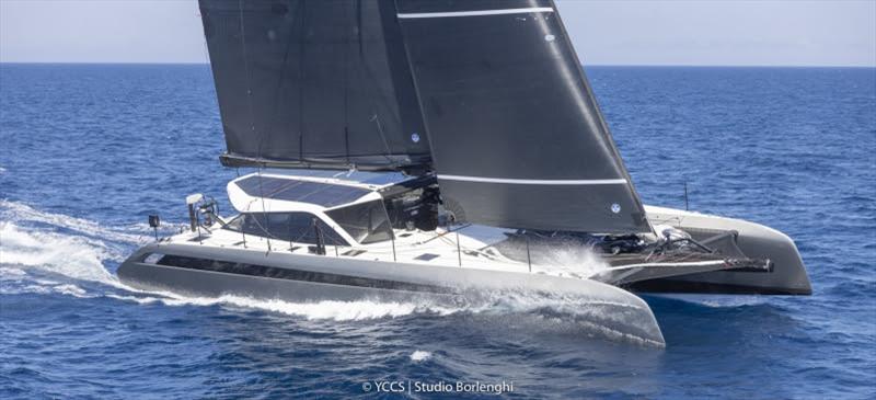 Loro Piana Superyacht Regatta 2021 Day 4: Highland Fling XVII winner of the Multihull division photo copyright YCCS / Studio Borlenghi taken at Yacht Club Costa Smeralda and featuring the Superyacht class