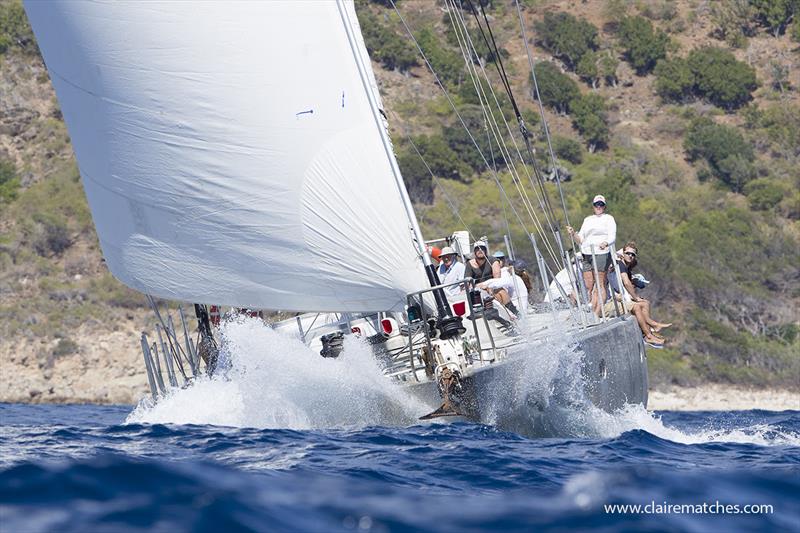 The 102ft aluminium ketch Maramar originally designed by Dominiqe Presle - Superyacht Challenge Antigua 2018 - photo © Claire Matches / www.clairematches.com