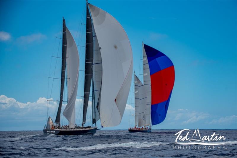 Rebecca and Sojana - 2020 Superyacht Challenge Antigua, Day 3 photo copyright Ted Martin taken at  and featuring the Superyacht class