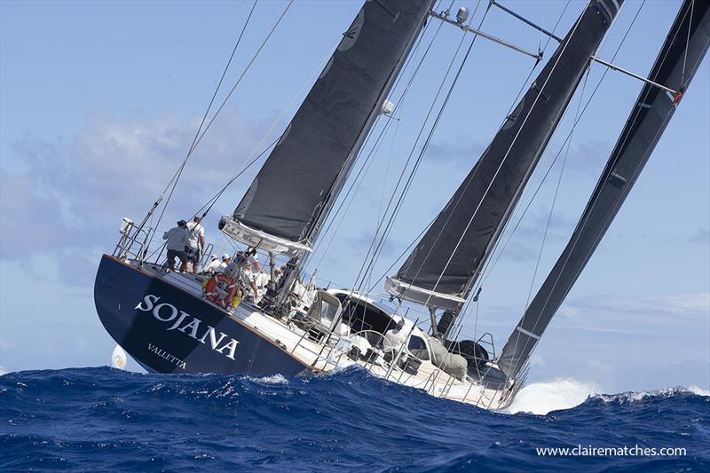 2020 Superyacht Challenge Antigua, Final Day photo copyright Claire Matches / www.clairematches.com taken at  and featuring the Superyacht class