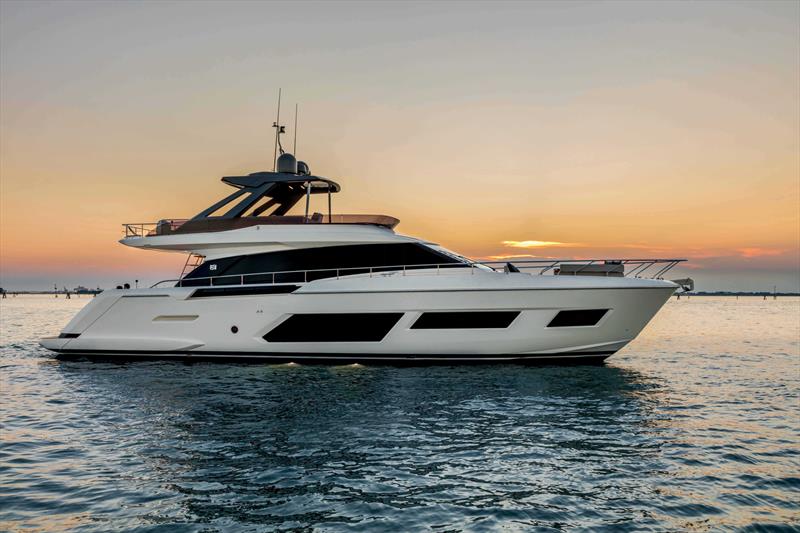 Ferretti 670 photo copyright Ferretti Yachts taken at  and featuring the Superyacht class