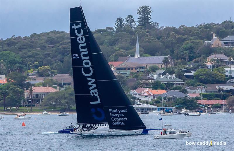 LawConnect crosses the finish line. - photo © Crosbie Lorimer – Bow Caddy Media