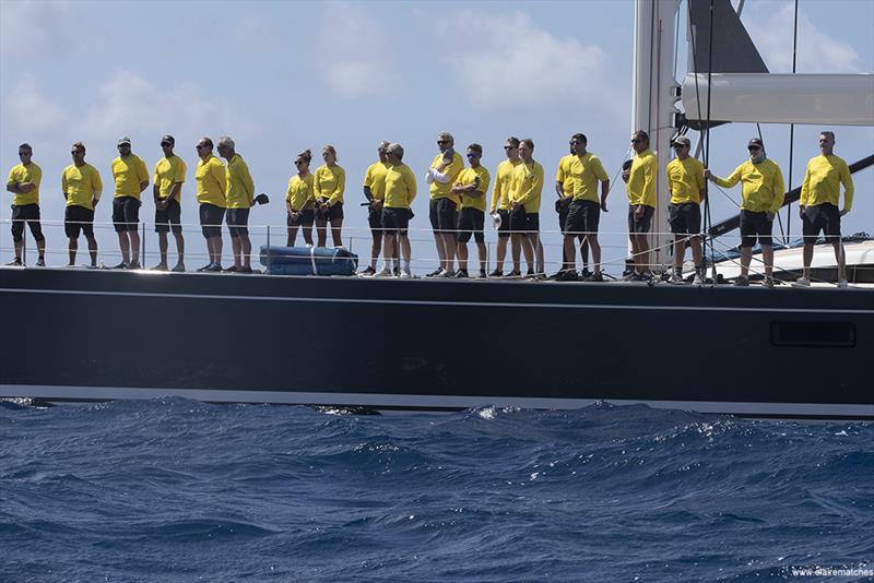 Remembrance Procession in Antigua after Sam Richmond passes away photo copyright Claire Matches / www.clairematches.com taken at  and featuring the Superyacht class