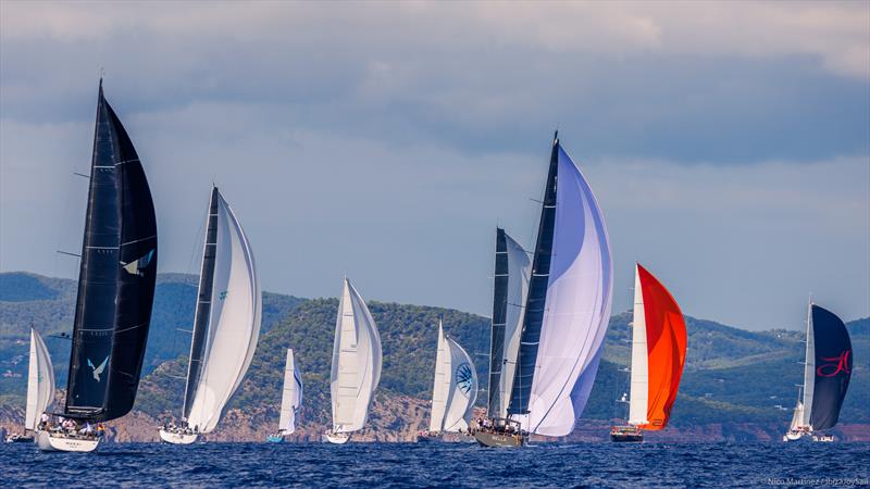 2022 Ibiza JoySail Day 2 photo copyright Nico Martinez / Martinez Studio taken at Club Náutico de Ibiza and featuring the Superyacht class