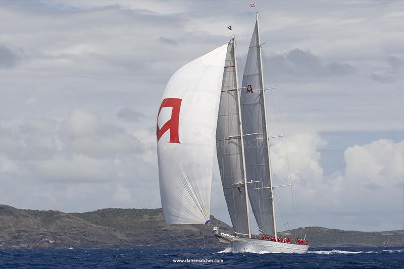 The 182ft (55.5m) Dykstra schooner Adela - 2024 Superyacht Challenge day 2 photo copyright Claire Matches / www.clairematches.com taken at  and featuring the Superyacht class