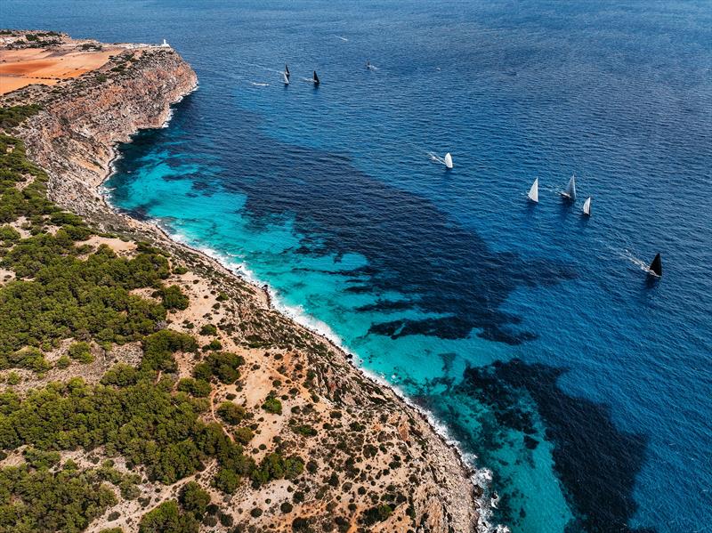 The Ibiza JoySail fleet sailing in Ibiza photo copyright Sailing Energy taken at  and featuring the Superyacht class