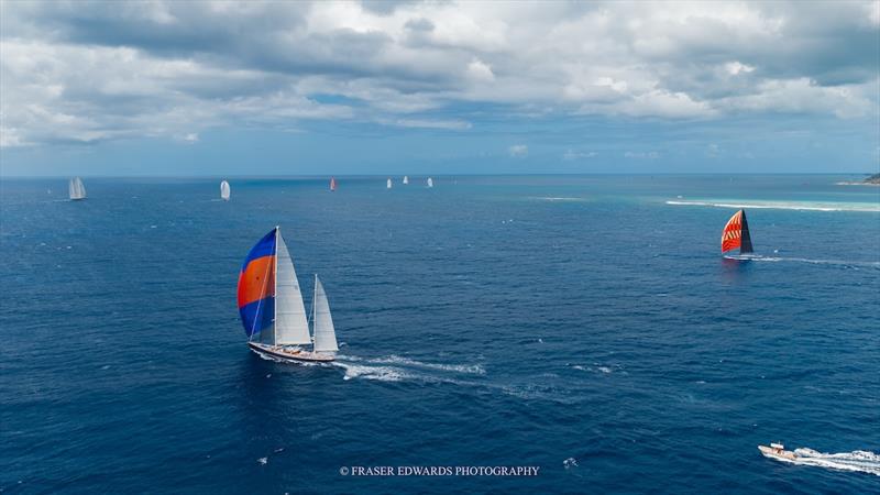 Superyacht Challenge Antigua 2026 Day 2 photo copyright Fraser Edwards Photography taken at  and featuring the Superyacht class